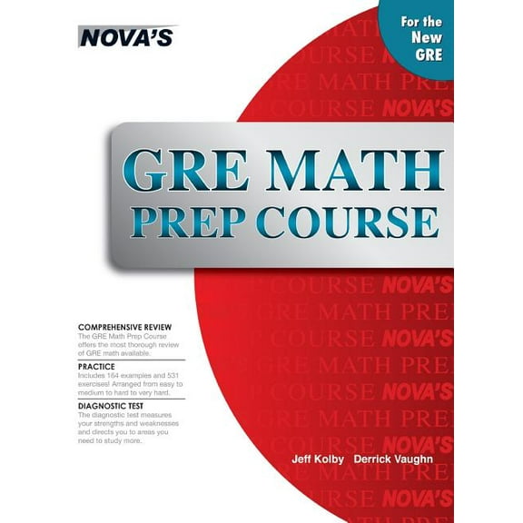 GRE Math Prep Course, (Hardcover)