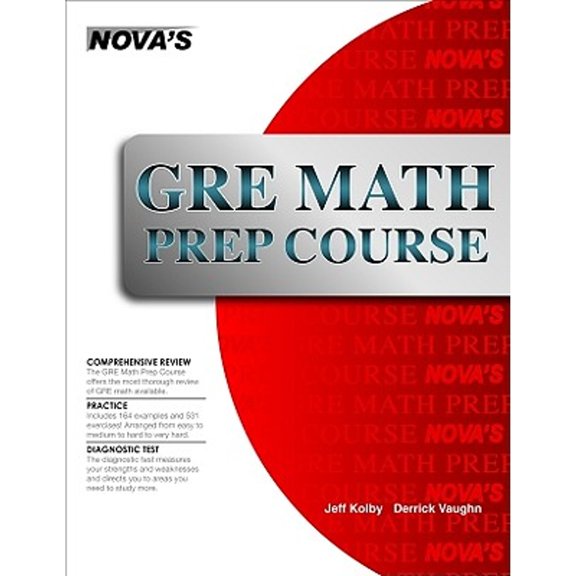 Pre-Owned GRE Math Prep Course, 9781889057590, 1889057592, Paperback,