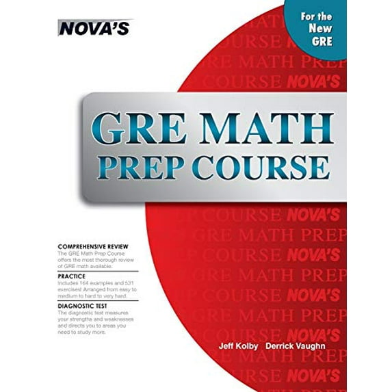 Pre-Owned GRE Math Prep Course (Paperback) 1889057592 9781889057590