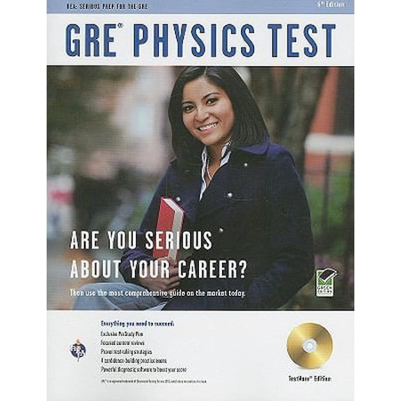 Pre-Owned GRE Physics Test [With CDROM] (Paperback) 0738606596 9780738606590