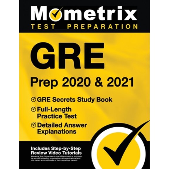 Pre-Owned GRE Prep 2020 and 2021 - GRE Secrets Study Book, Full-Length Practice Test, Detailed Answer Explanations: [Includes Step-by-Step Test Prep Video Revie (Paperback) 1516712420 9781516712427