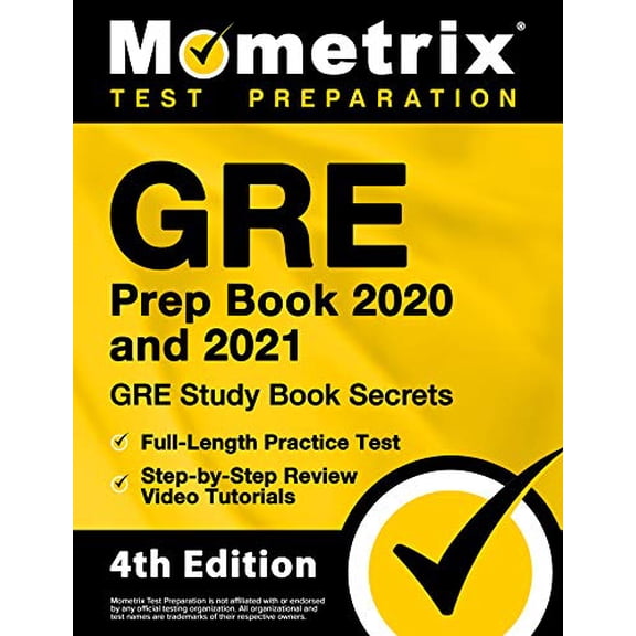 Pre-Owned GRE Prep Book 2020 and 2021 - GRE Study Book Secrets, Full-Length Practice Test, Step-by-Step Review Video Tutorials [4th Edition] Paperback