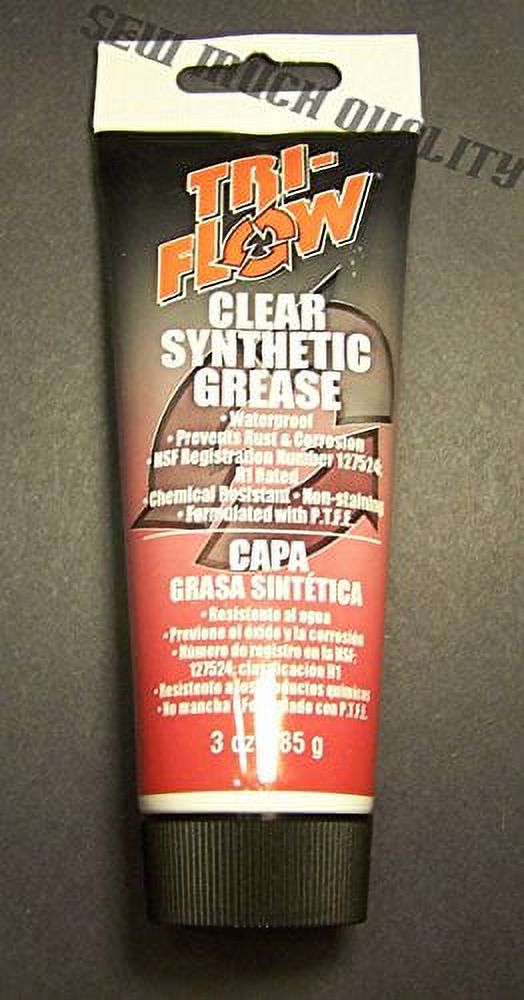 GREASE TriFlow 3Oz. Clear Synthetic Lubricant Sewing Machine Gears