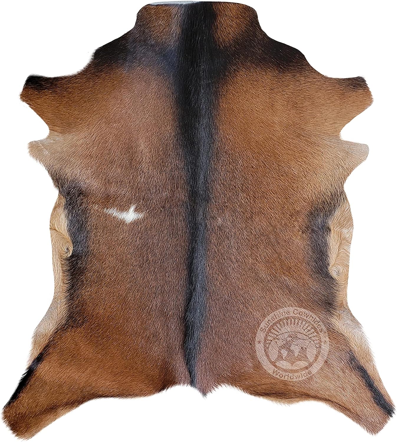 GREAT Genuine Goatskin Rug Goat Skin Goat Hide Goat Skin Rug Exotic 2 X