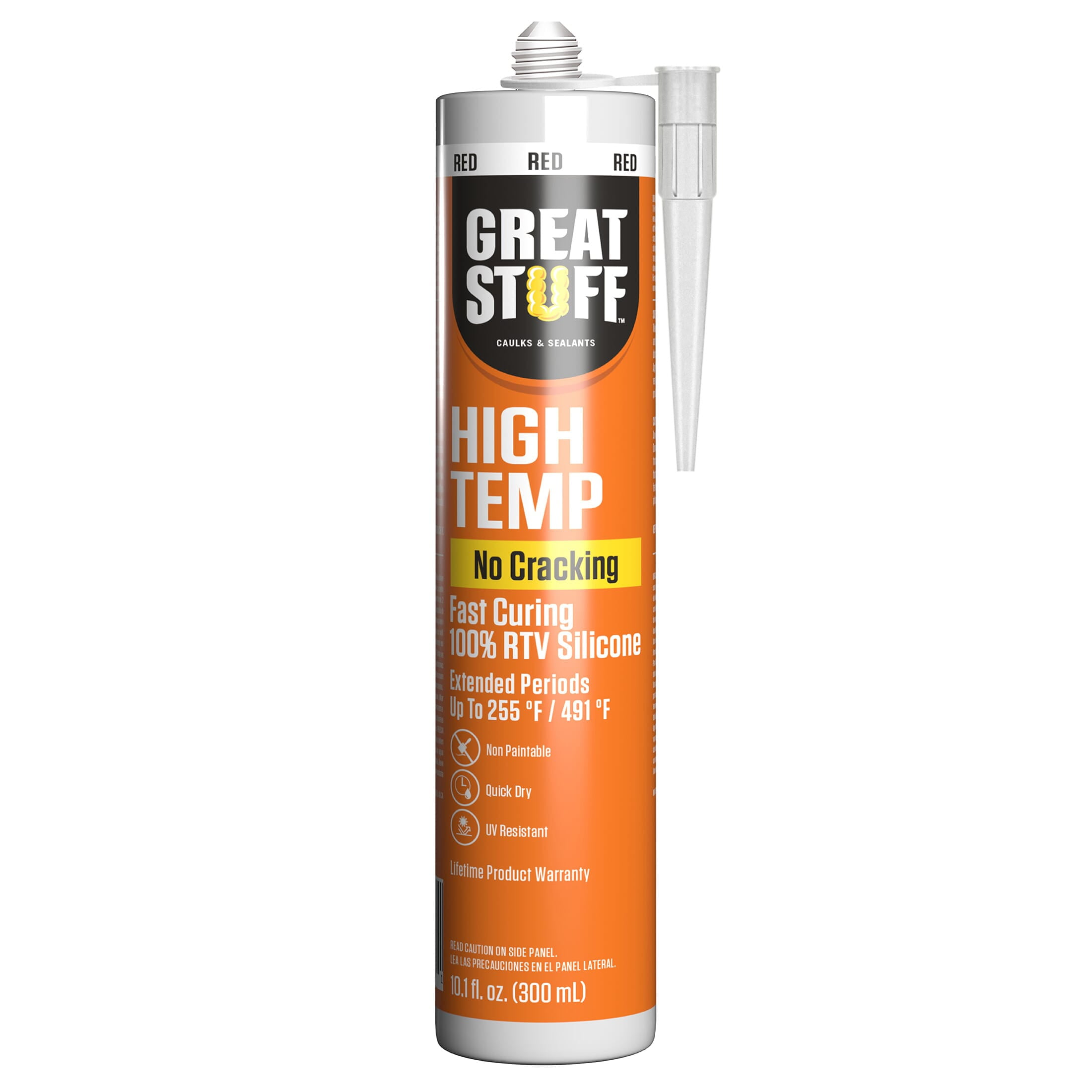 GREAT STUFF™ 10.1 fl. oz. High Temp Industrial Grade 100 RTV Silicone
