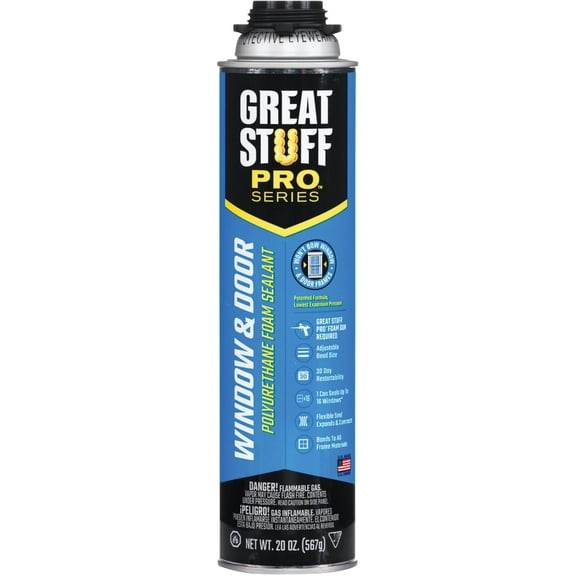 GREAT STUFF PRO Yellow Polyurethane Foam Insulating Sealant 20 oz.