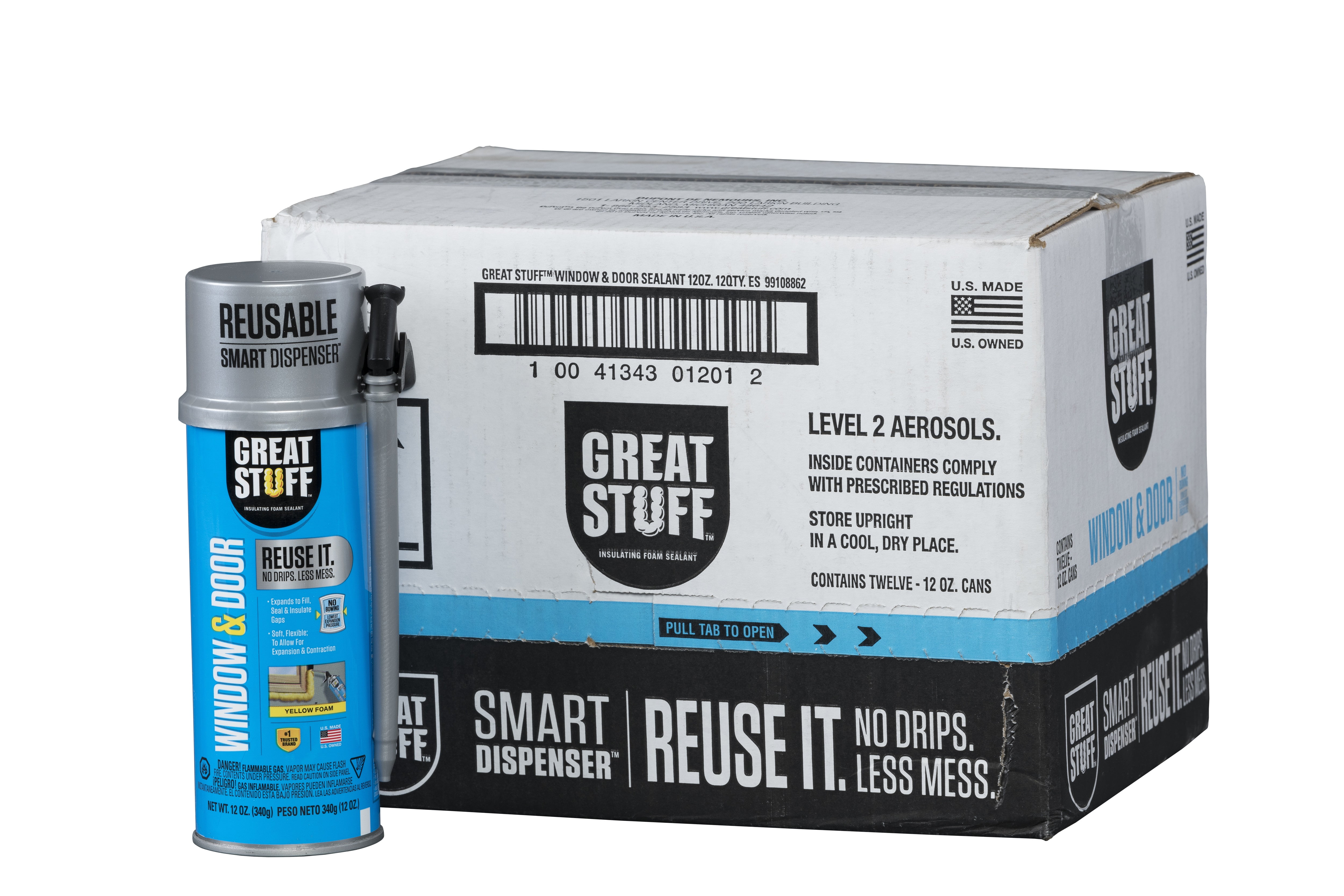 Great Stuff Smart Dispenser Foam Sealant Insulation Door & Window 12Oz  (Blue Can) - Insulation - Arlington Coal & Lumber MA