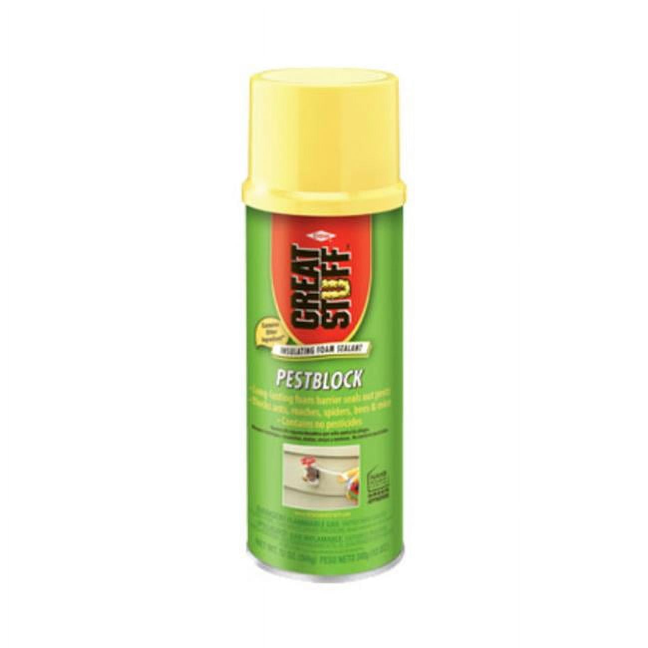 GREAT STUFF Spray Foam Sealant, Gray, 20 oz, Pest Block