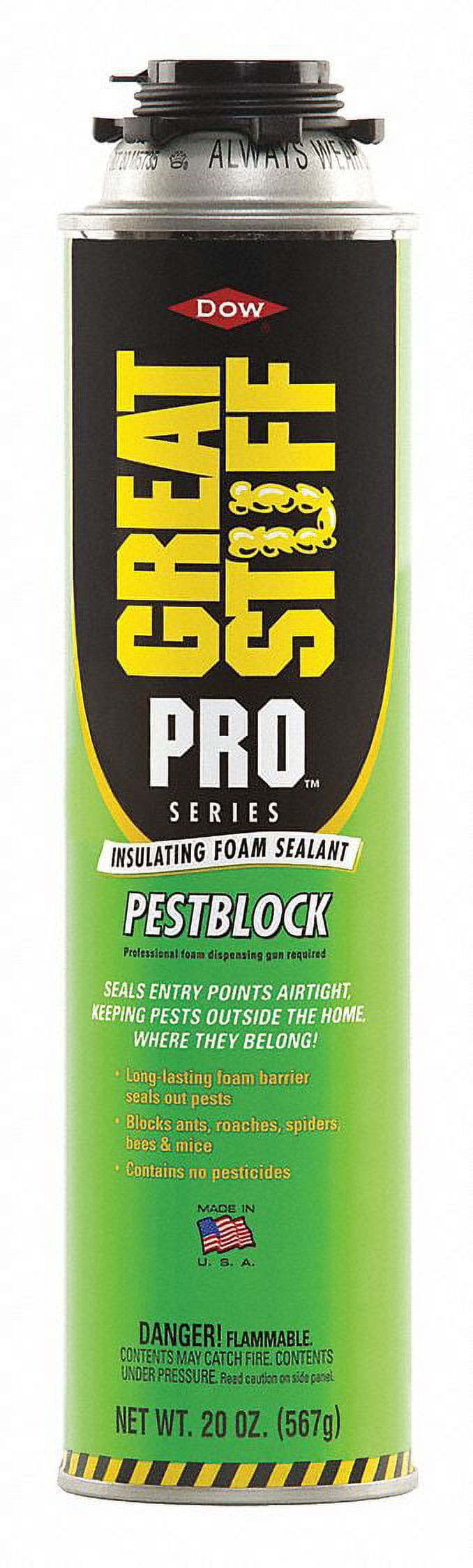 Great Stuff Pro Pestblock Insulating Foam Sealant Gray, 20 oz.