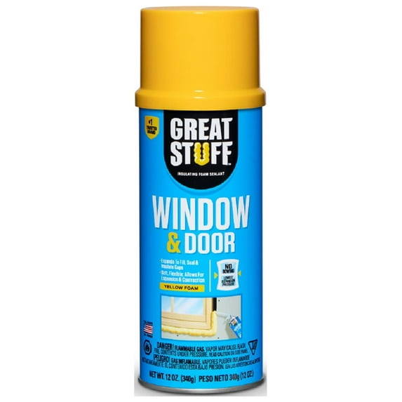 GREAT STUFF Window & Door Insulating Foam Sealant 12 oz