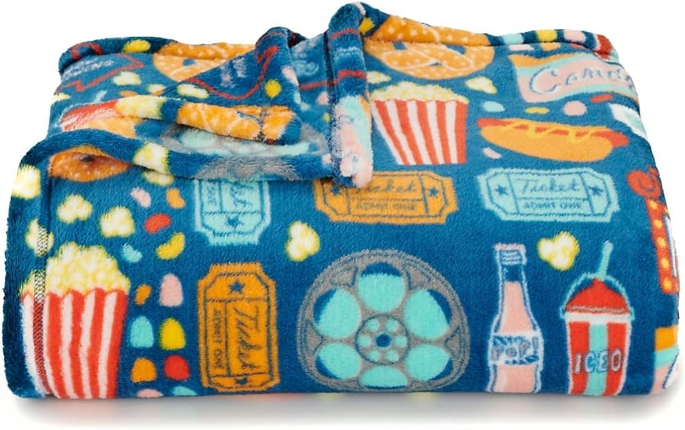 GREAT The Big One Plush Throw Blanket Oversized 5'X6' (Movie)