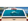 thumbnail image 1 of GREAT WHITE Rear Window Graphic truck view thru vinyl decal back, 1 of 3