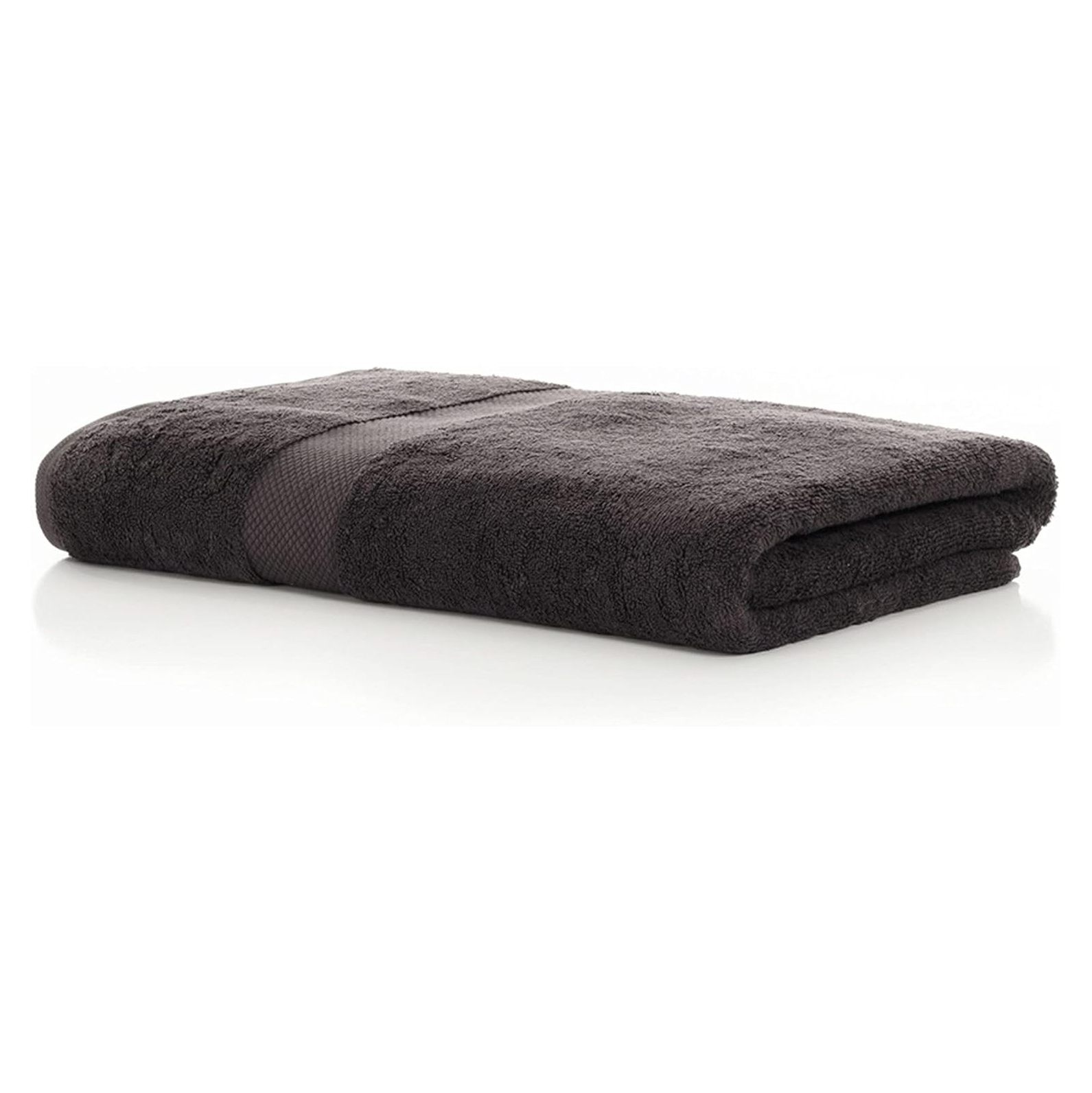 GREATYUUO 100 Cotton Oversized Bath Sheet Black Supersoft 30" x 60