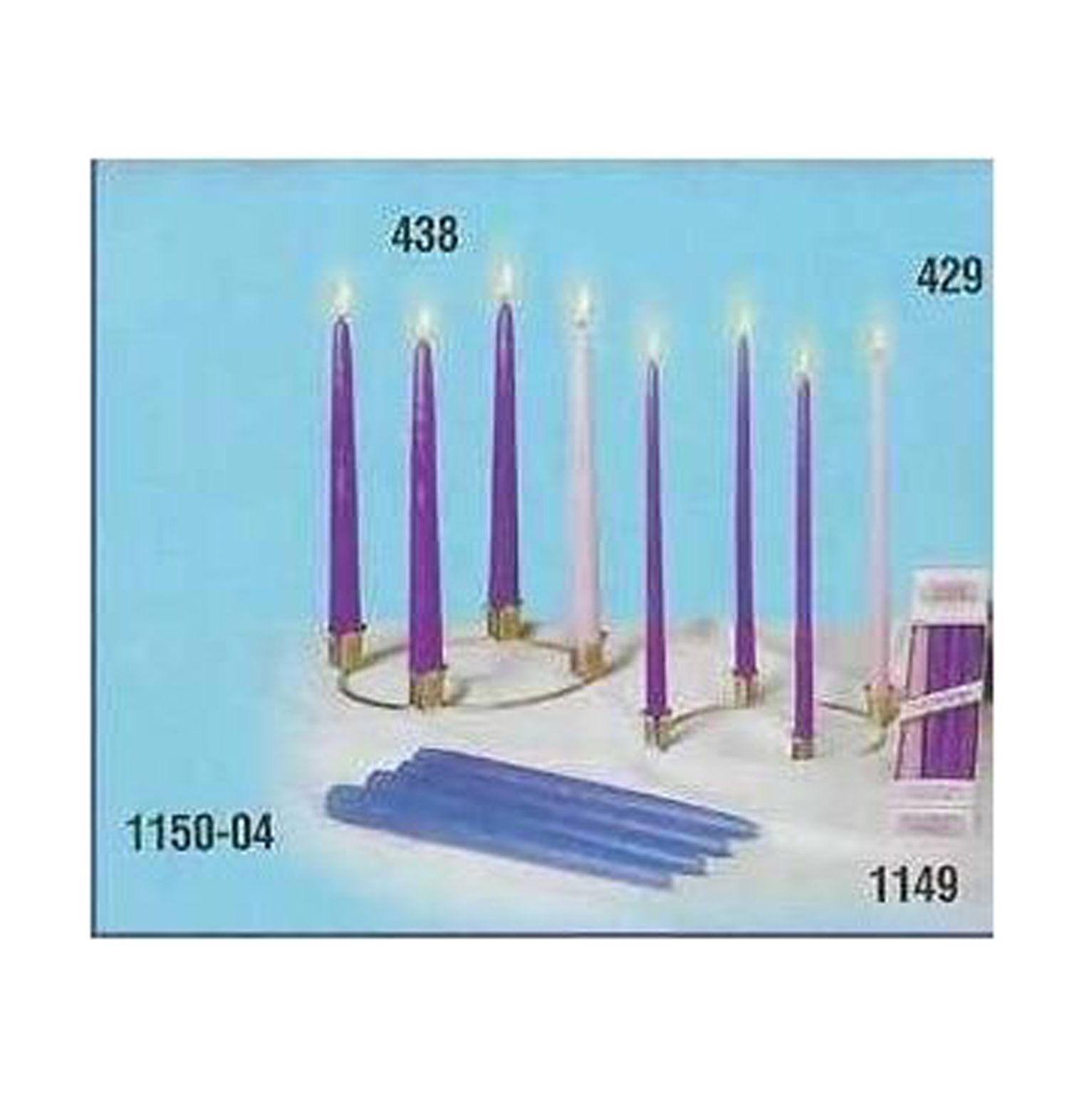 GREATYUUO 184901 CandleAdvent Tiny Tapers Refill 10 in.