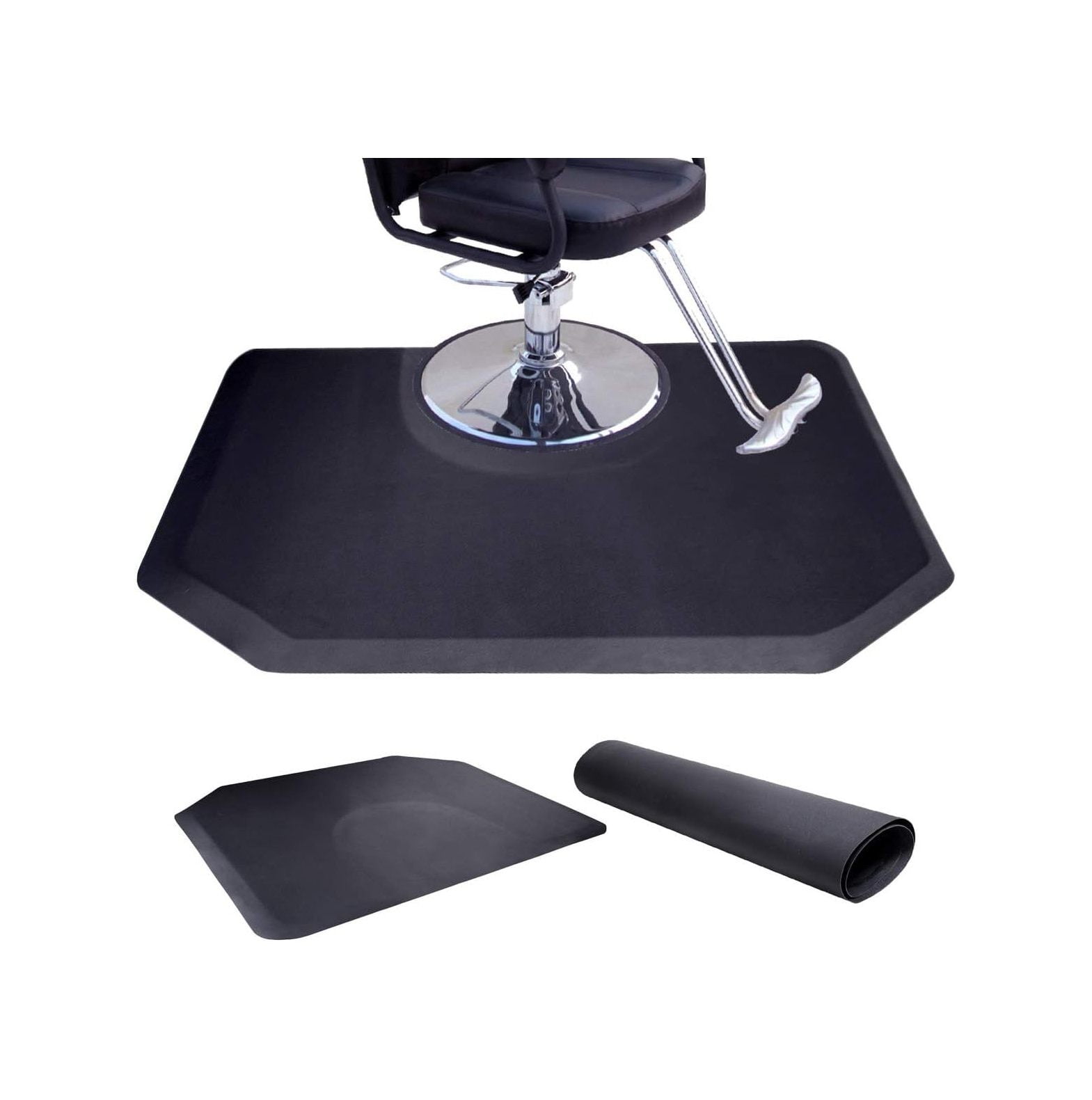 GREATYUUO 3.8' x 5' AntiFatigue Salon Mat for Barber Hair Stylist Skid