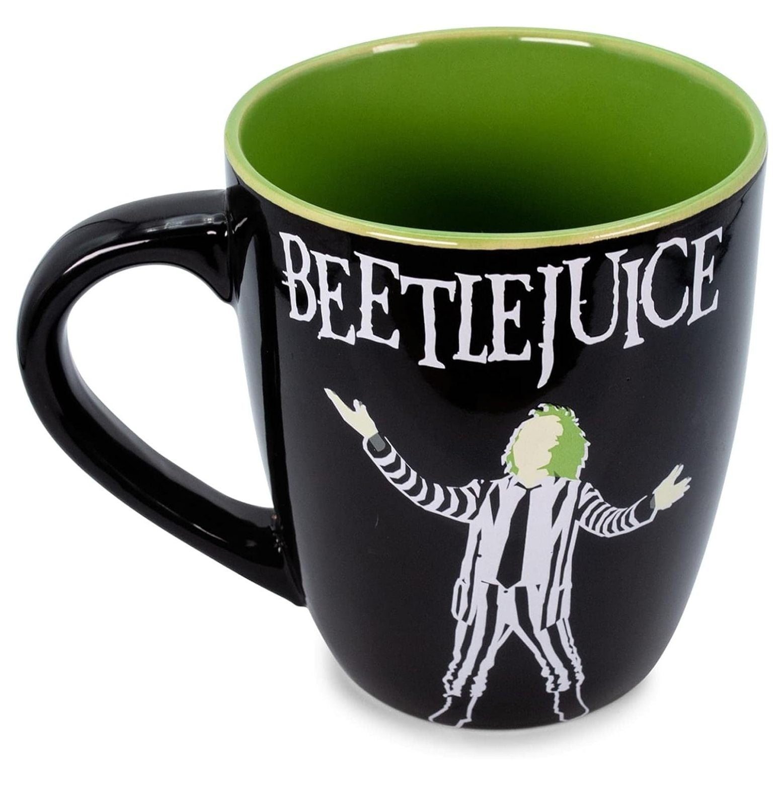 GREATYUUO Beetlejuice Ghost With The Most Curved Ceramic Mug BPAFree