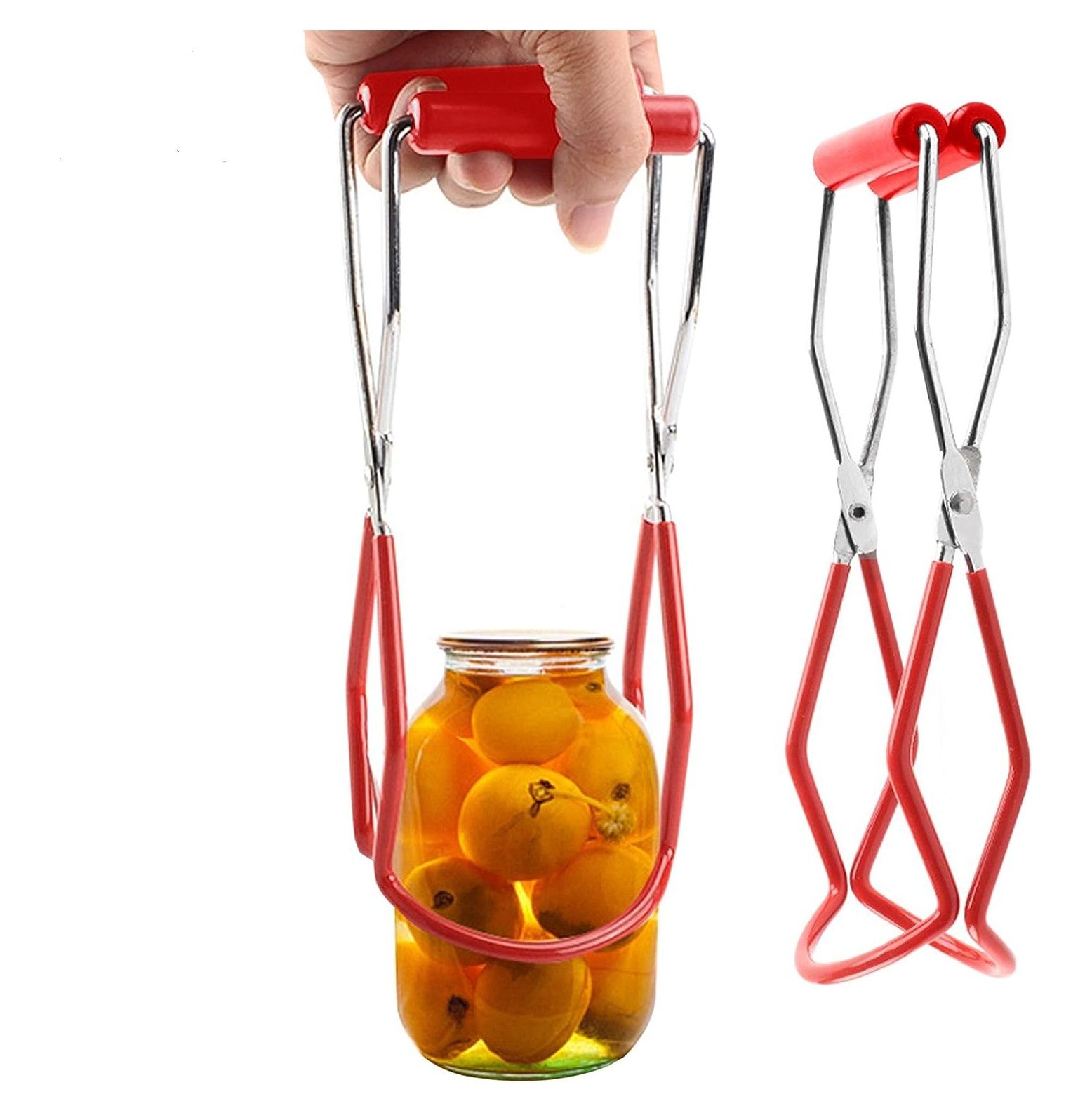 GREATYUUO Canning Jar LifterCanning Tongs Safely Remove Any Size Canning jar from Boiling