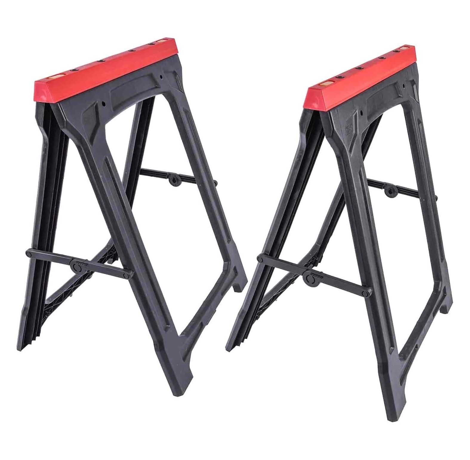 GREATYUUO Folding Saw Horses 2 Pack 350 LBS Capacity Heavy Duty Saw