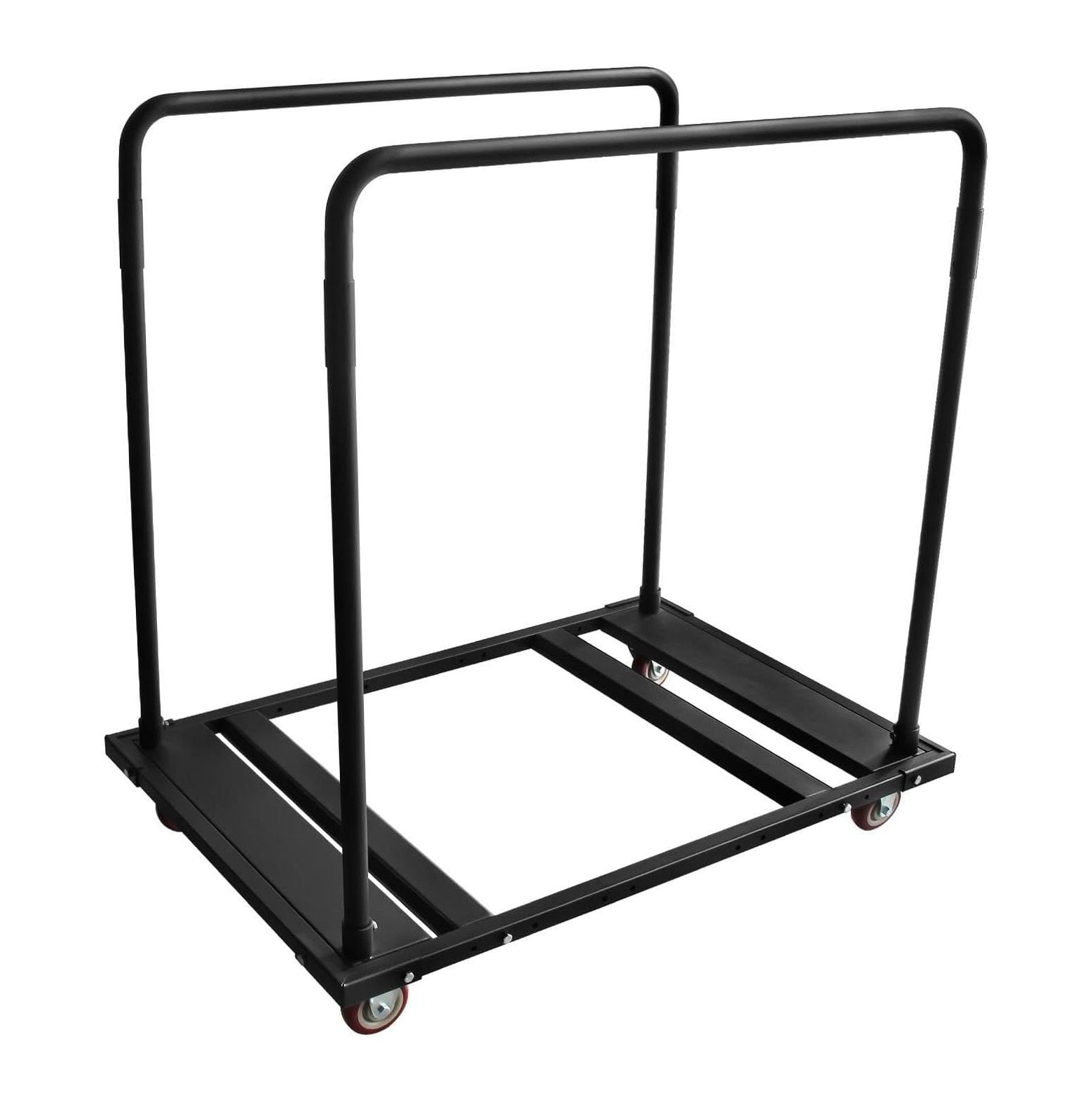 GREATYUUO Folding Table Cart Rack for 60" Round Tables, Heavy Duty
