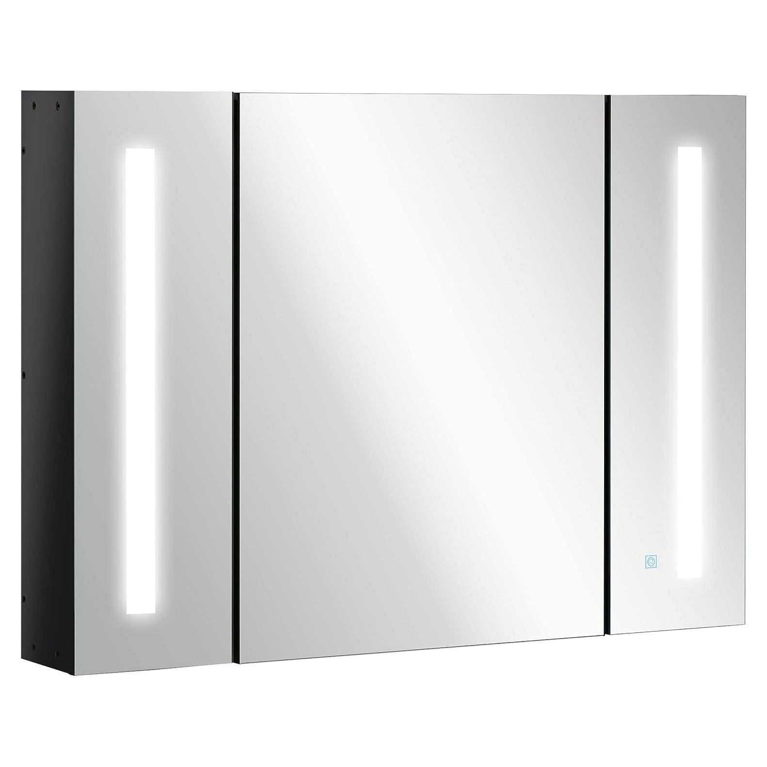 GREATYUUO LED Lighted Medicine with Mirror, 35.5" W x 25.5" H