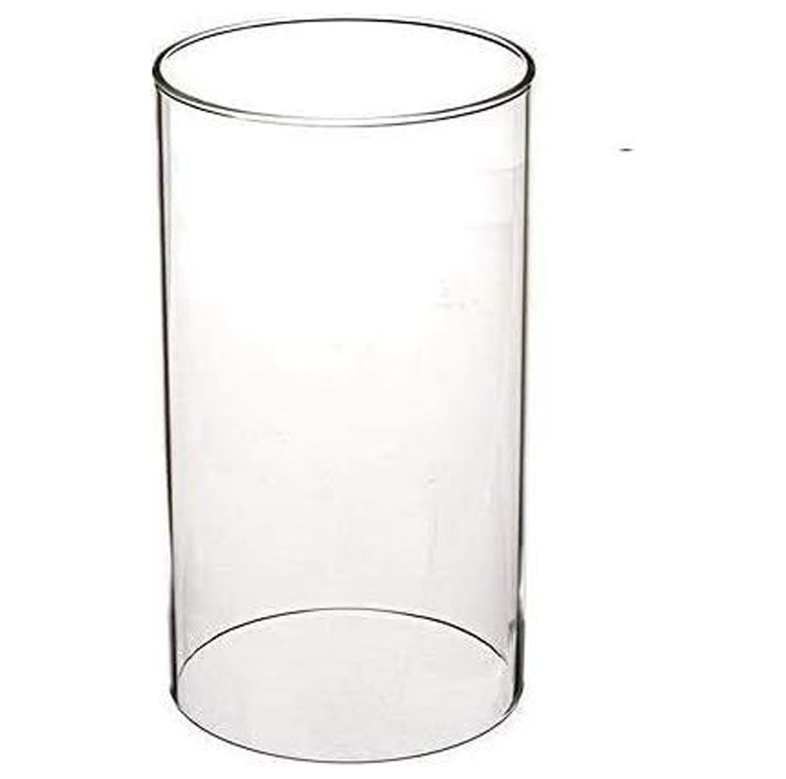 GREATYUUO Large Size Candle Holder Glass, Glass Cylinder Open Both Ends