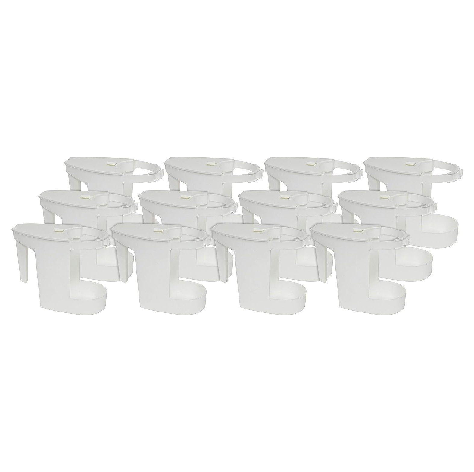 GREATYUUO Mop Toilet Bowl Caddy, White, 12 Count
