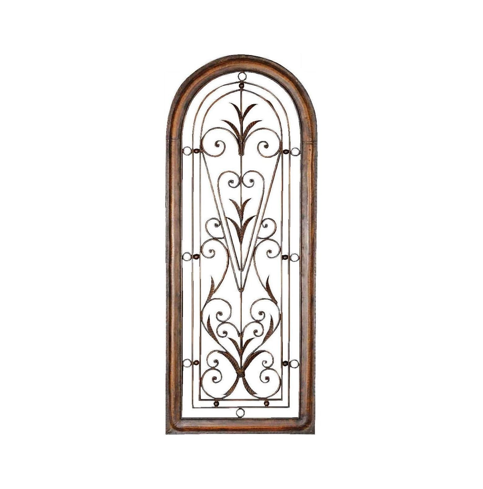 GREATYUUO Petite Cristy 50" High Arched Metal Wall Art