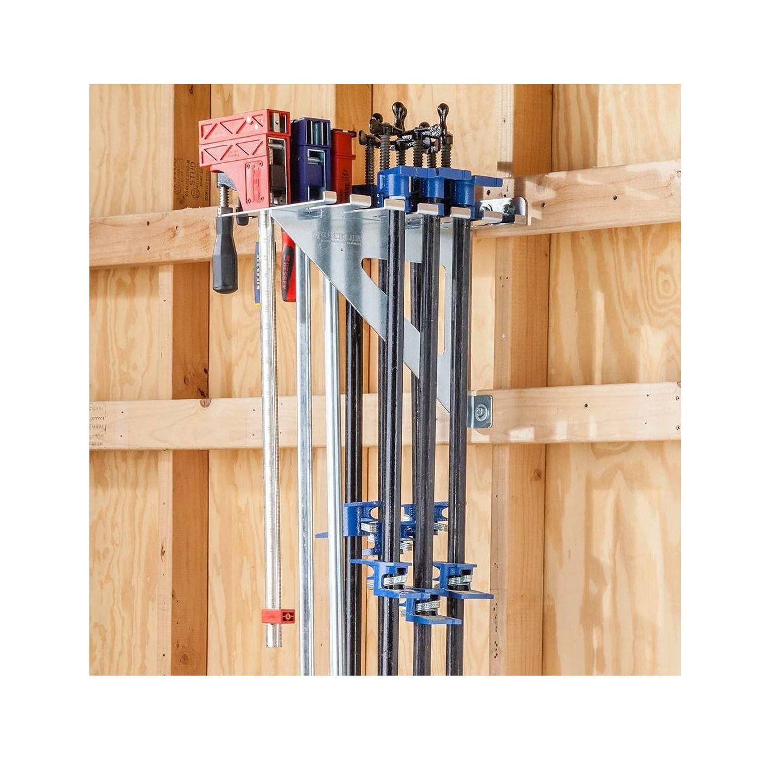 GREATYUUO Pipe Clamp Rack Rack Helps to Store Heavy Duty Clamps 12