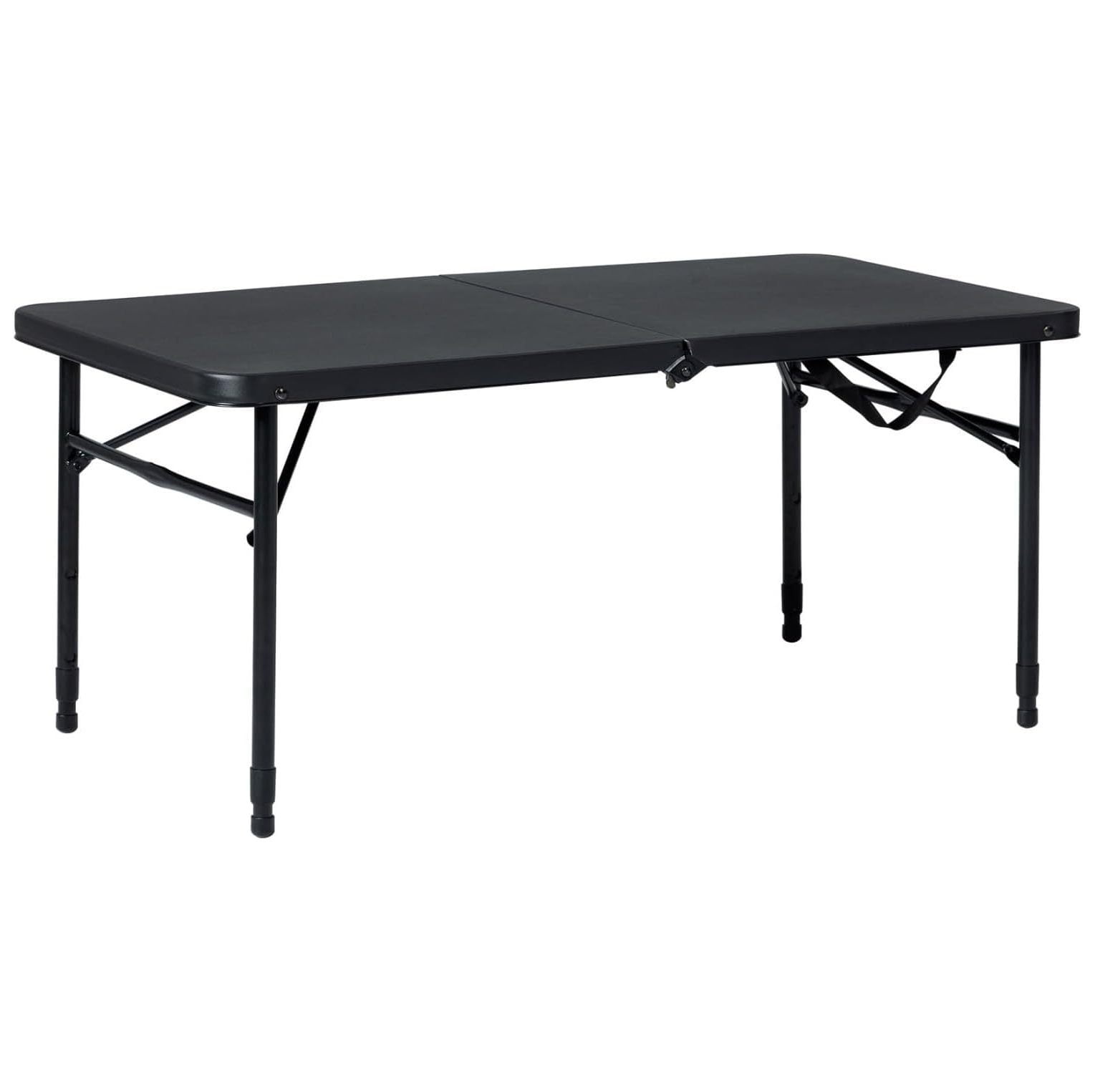 GREATYUUO Rich Black ，40" L x 20" W Plastic Adjustable Height Foldin