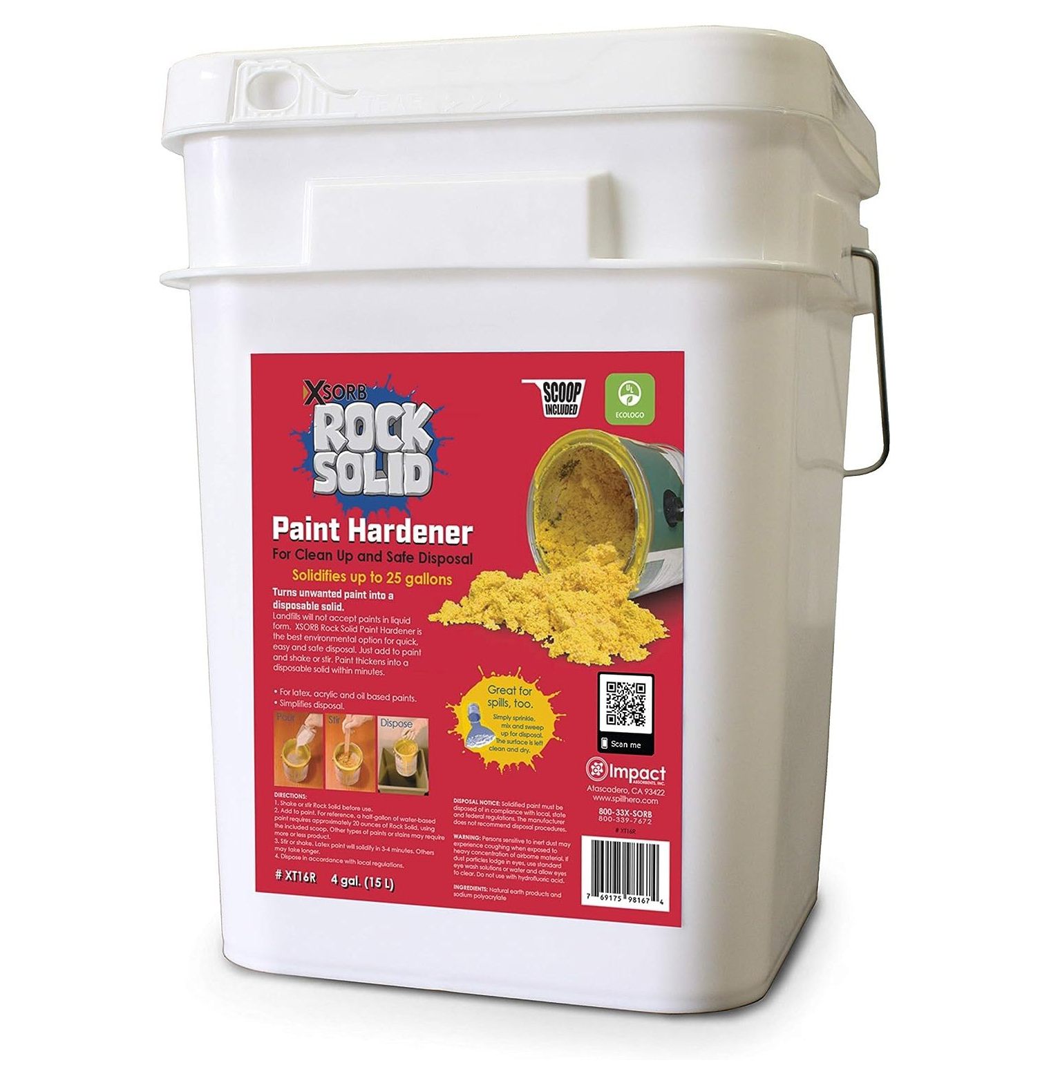 GREATYUUO Rock Solid Paint Hardener (4 Gallon Pail)