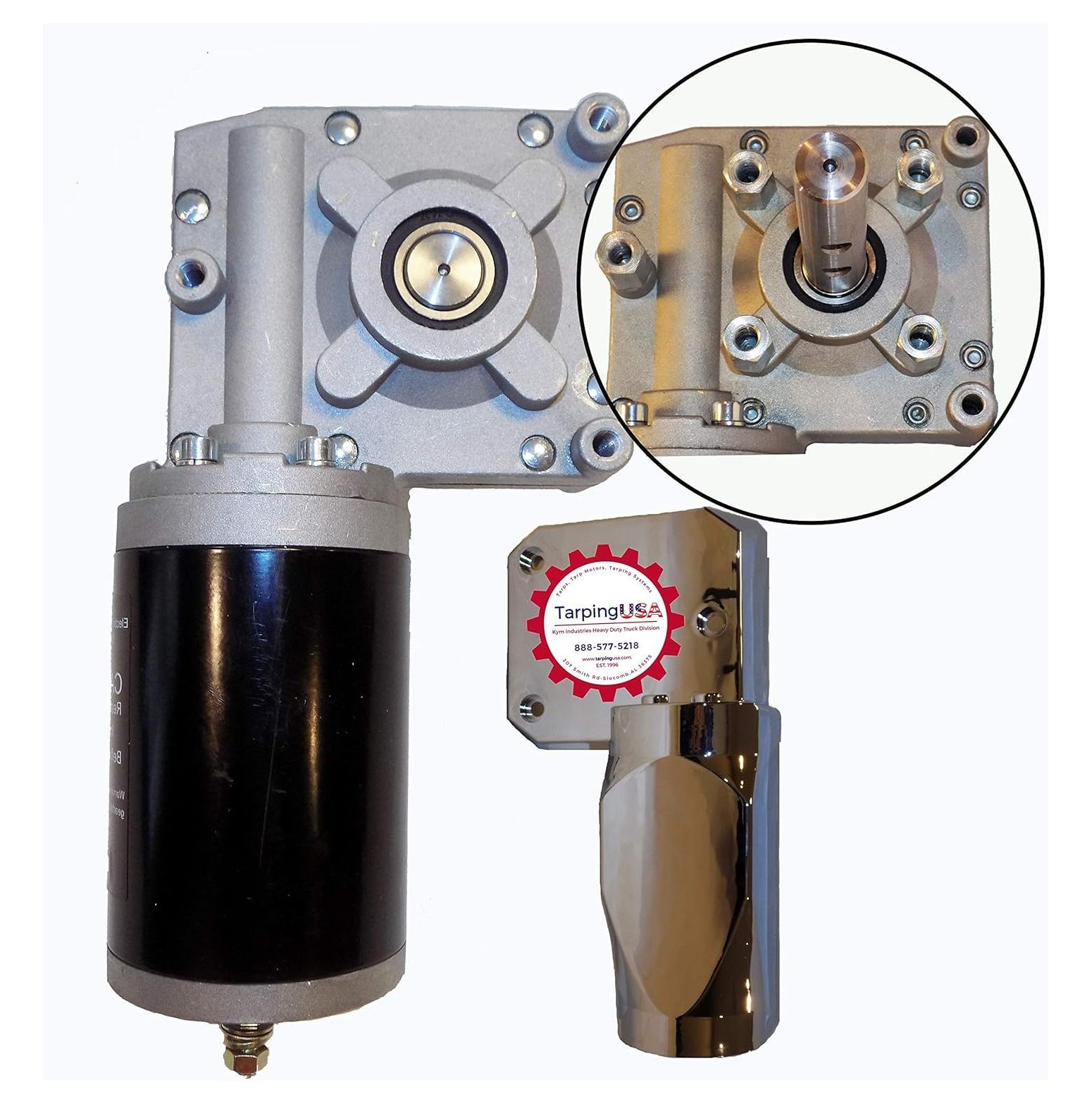 GREATYUUO Series Tarp Motor for Dump Truck 1.5hp 501 Universal 12V