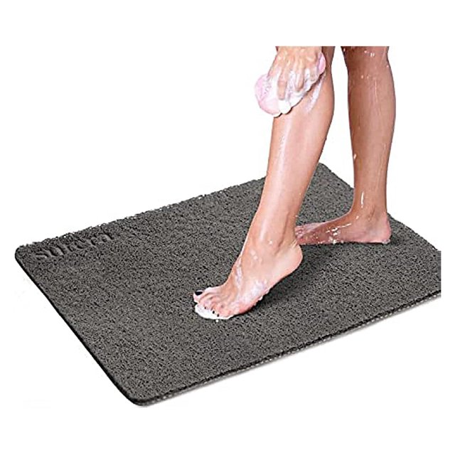 GREATYUUO Slide Guard Bath Mat, Shower Mat Non Slip Bath Shower Mat