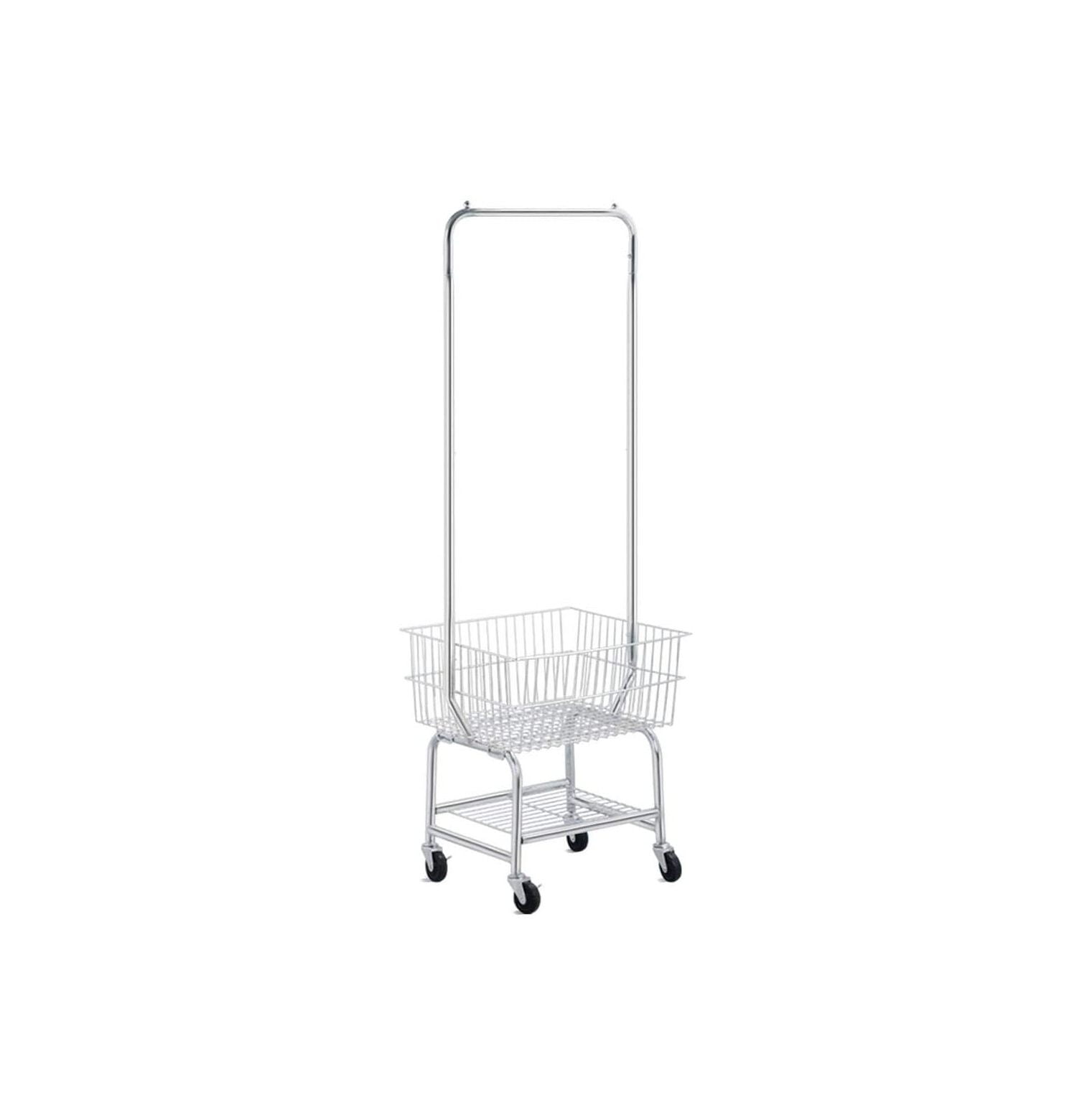 GREATYUUO Standard Commerical Laundry Bulter Rolling Laundry Cart with