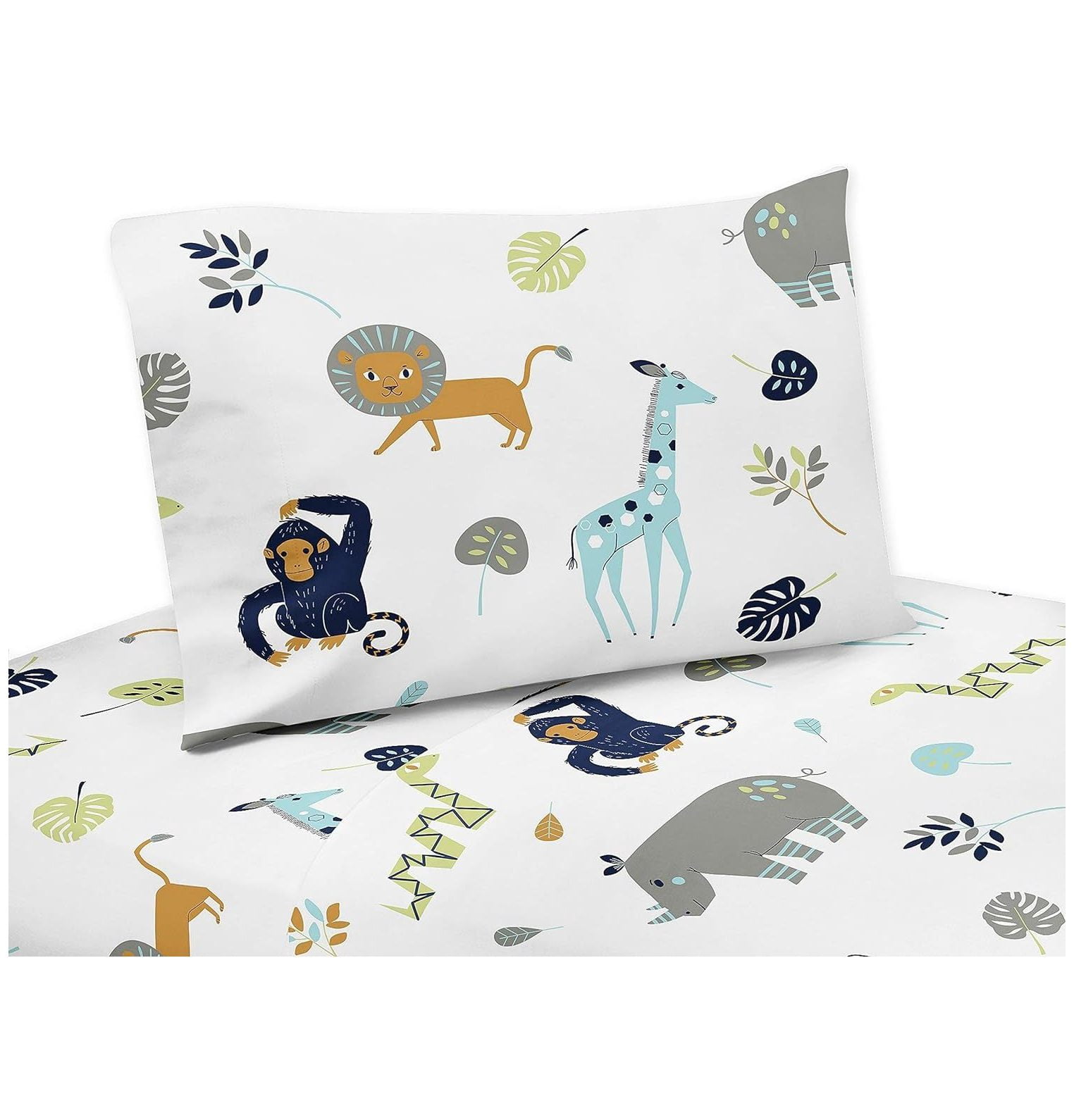GREATYUUO Turquoise And Navy Blue Safari Animal Sheet Set For Mod greatyuuo-turquoise-and-navy-blue-safari-animal-sheet-set-for-mod