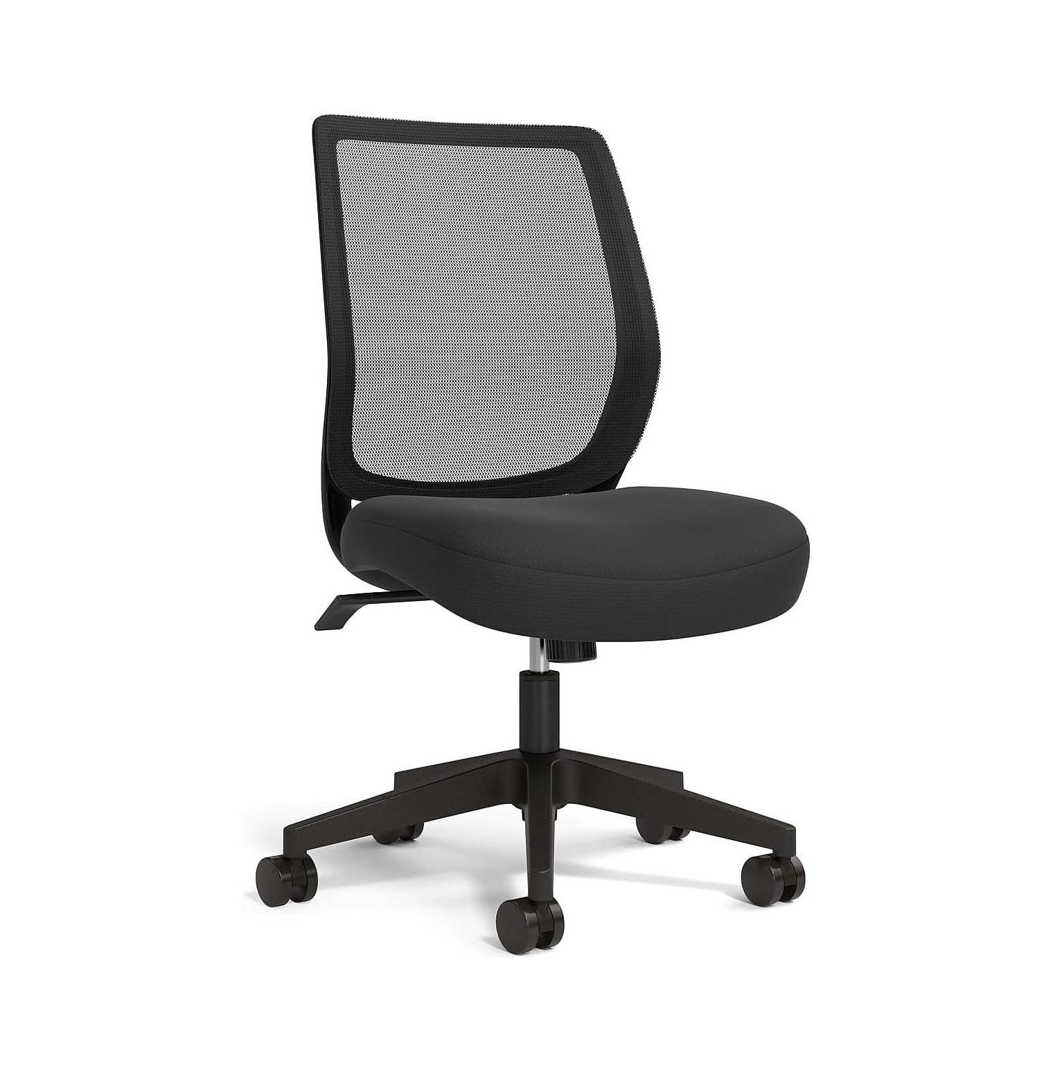 GREATYUUO Un59378 Mesh Back Fabric Task Chair, Black