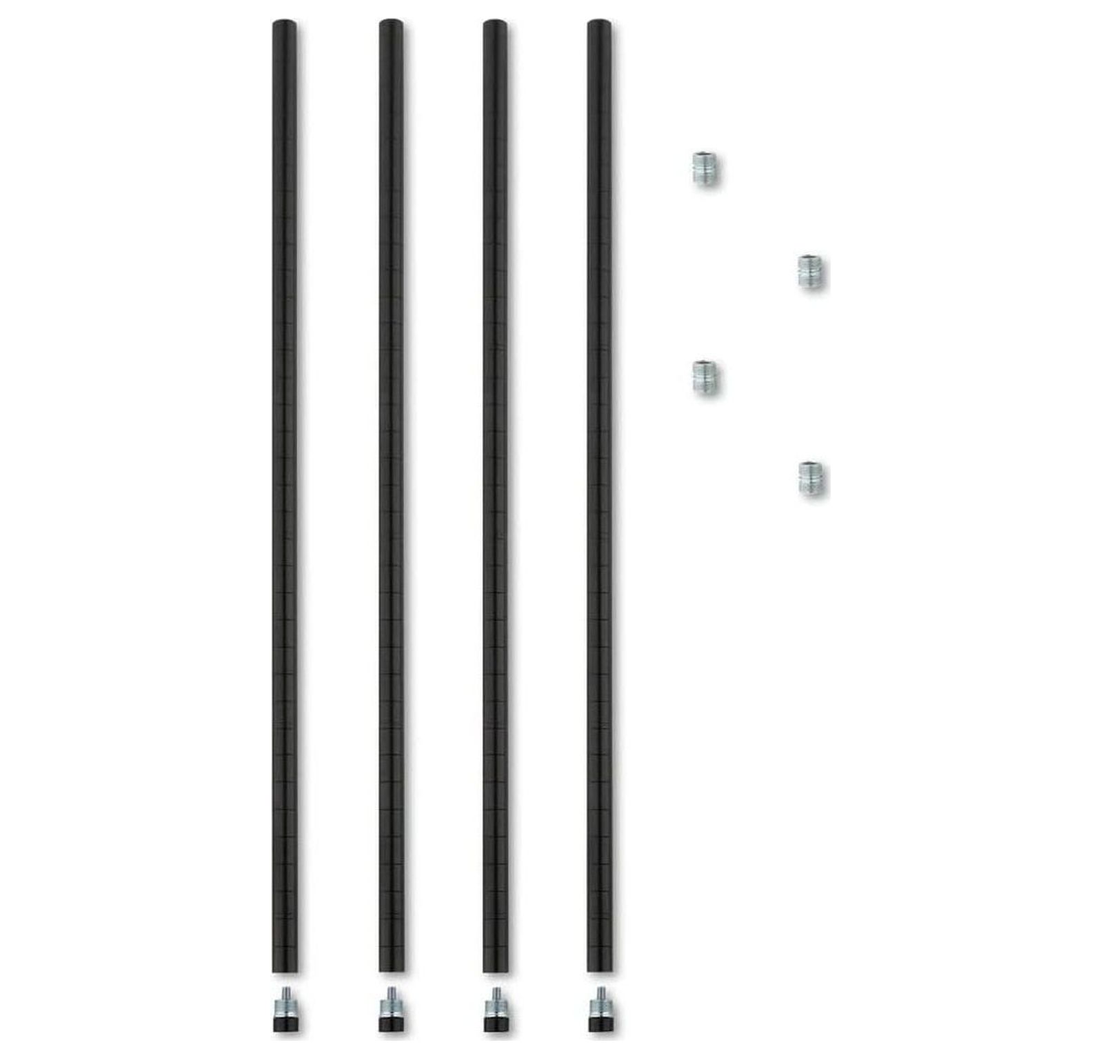 GREATYUUO Wire Shelving Stackable Posts - Walmart.com