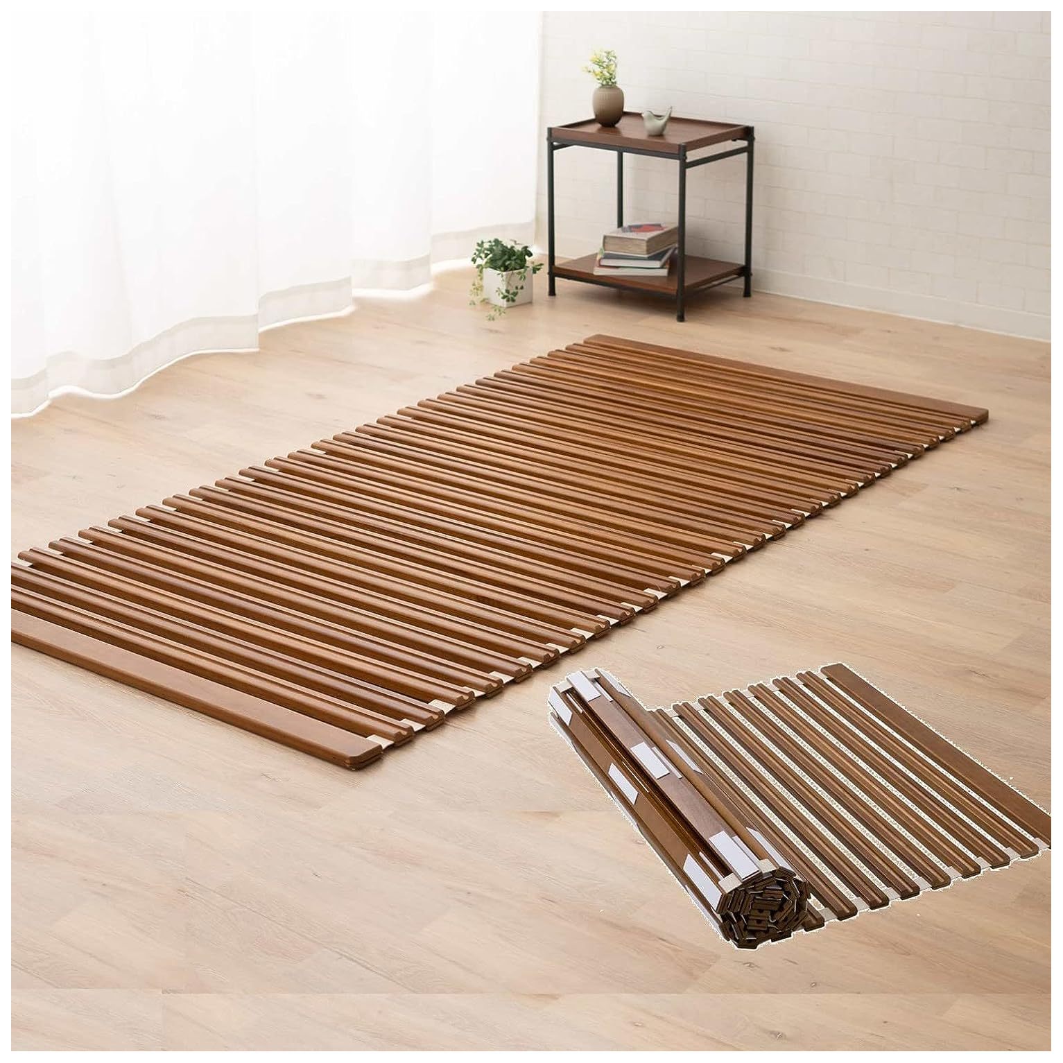 GREATYUUO Wood RollType Slatted Bed OSMOS for Japanese Futon Mattress