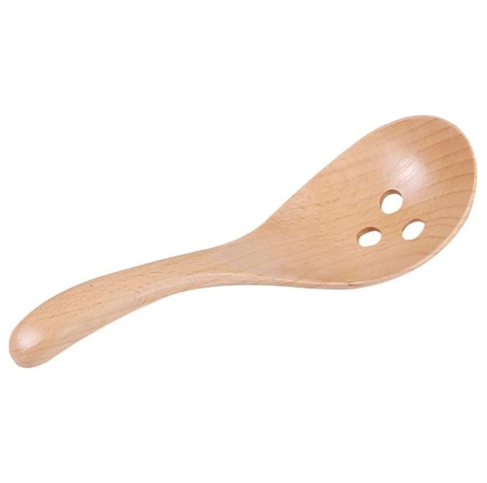 GREATYUUO Wooden Colander Ladle Skimmer Wooden Rice Spoon Wooden