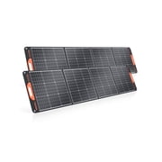 Grecell 200W Portable Flexible Foldable Solar Panel Kit Power Generator 2 Pack, 12V/24V Lightweight High-Efficiency Solar Charger Power Backup