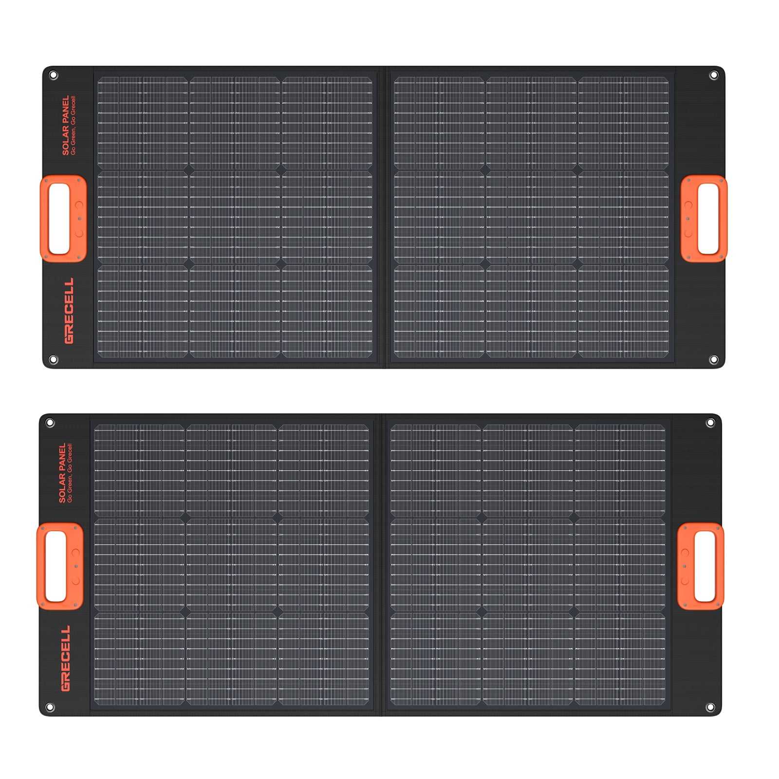 GRECELL 2Pack 100W Portable Solar Panel for Power Station Generator, 20V Foldable Solar Cell Solar Charger with MC-4 High-Efficiency Battery Charger for Outdoor Camping