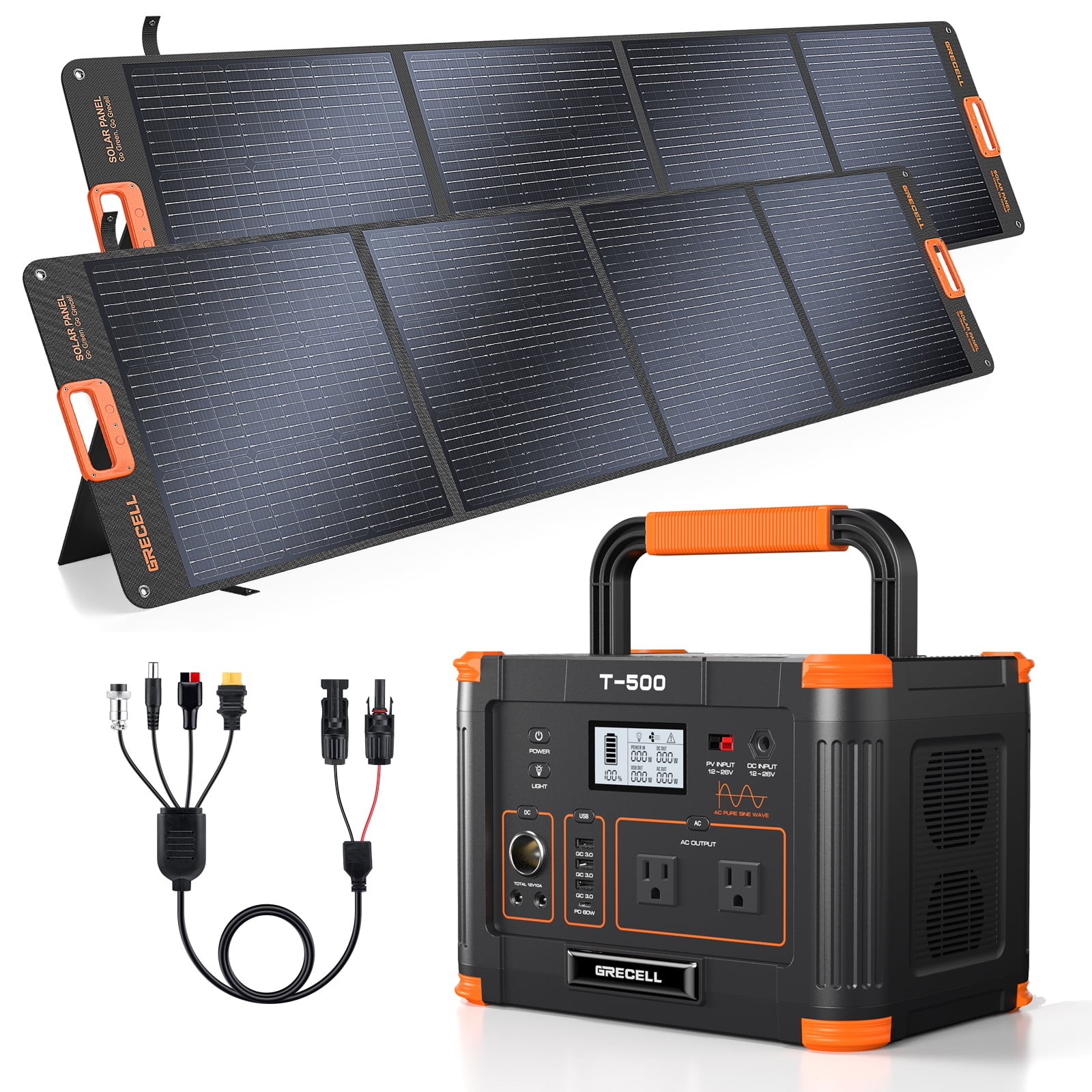 GRECELL 500W Power Kit | Off-grid power for emergencies - Walmart