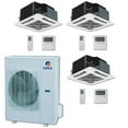 thumbnail image 1 of GREE Multi Gen2 Series 36,000 BTU 3-Zone Ceiling Cassette 12K+12K+18K Ductless Mini-Split System, 1 of 3