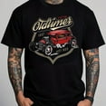 thumbnail image 1 of GREE NINK Men'S Vintage 1937 Hot Rod Car Graphic T-Shirt - 100% sm Heavyweight Retro Classic Auto Design with Oldschool Hot Rod & 1937 Year Print, Casual Round Neck Short Sleeve Tee for Car Show, 1 of 7