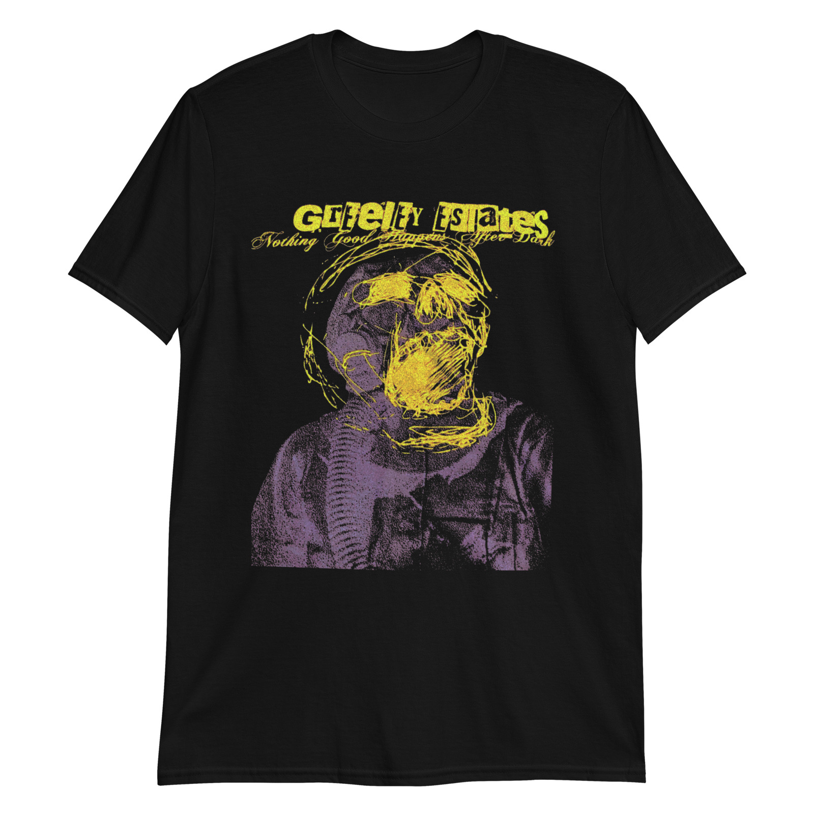 GREELEY ESTATES Nothing Good Happens After Dark Emo Bsnd TShirt