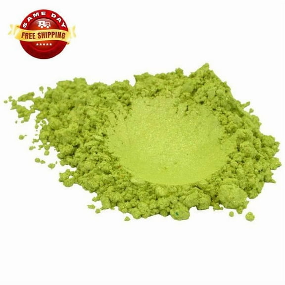 GREEN APPLE LUXURY MICA COLORANT PIGMENT POWDER COSMETIC GRADE 2 OZ