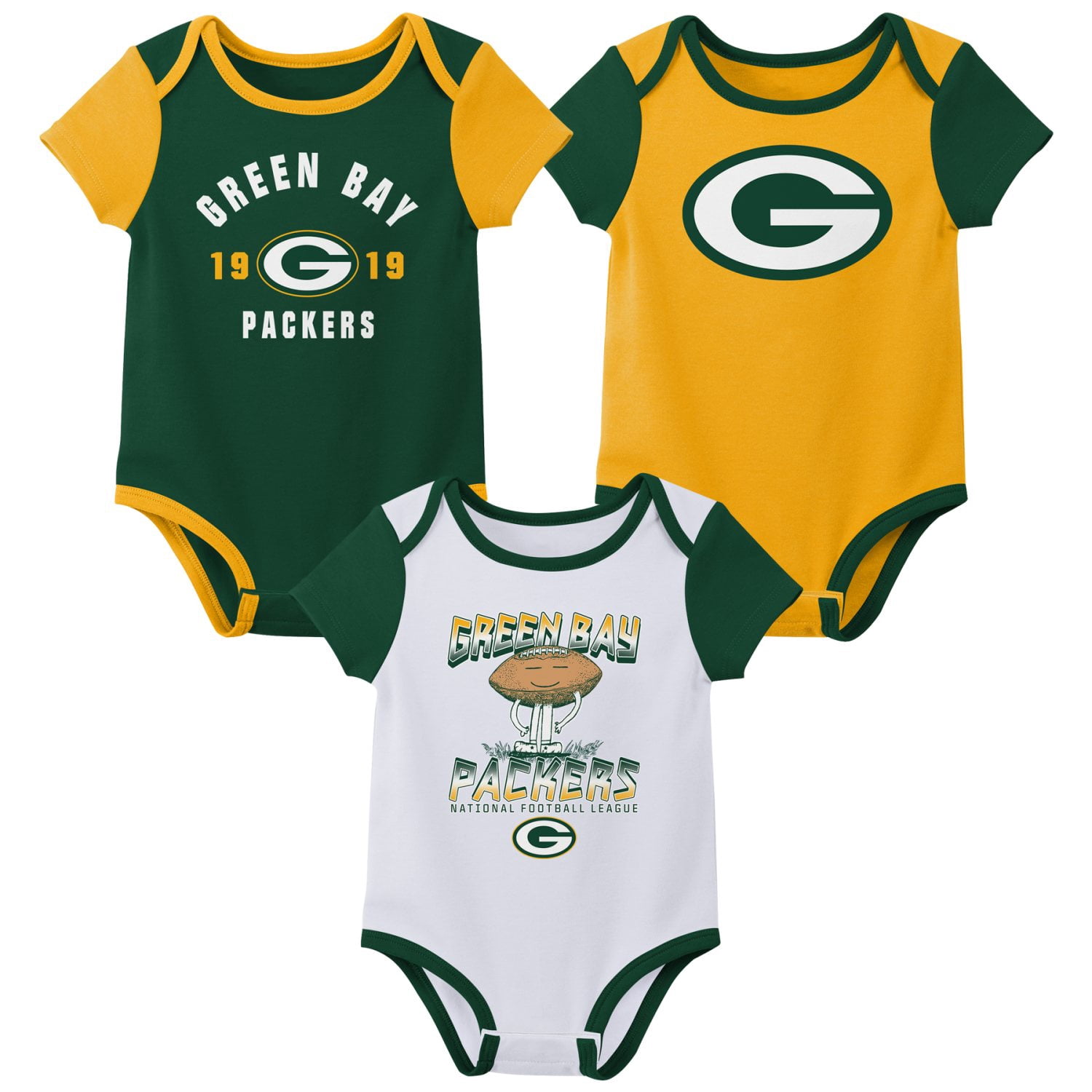 GREEN BAY PACKERS NFL Boys Onesie Game Day Fan Apparel