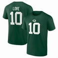 thumbnail image 1 of NFL Jordan Love Green Bay Packers Mens Name & Number Short Sleeve Tee, 1 of 2