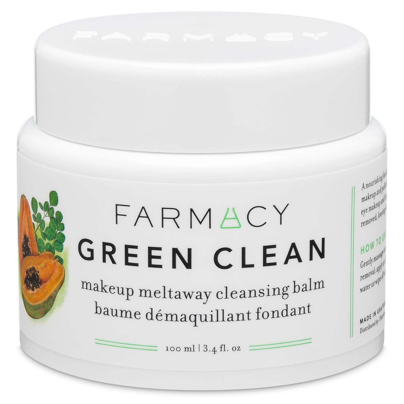 GREEN CLEAN Farmacy Makeup Remover Cleansing Balm Green Clean
