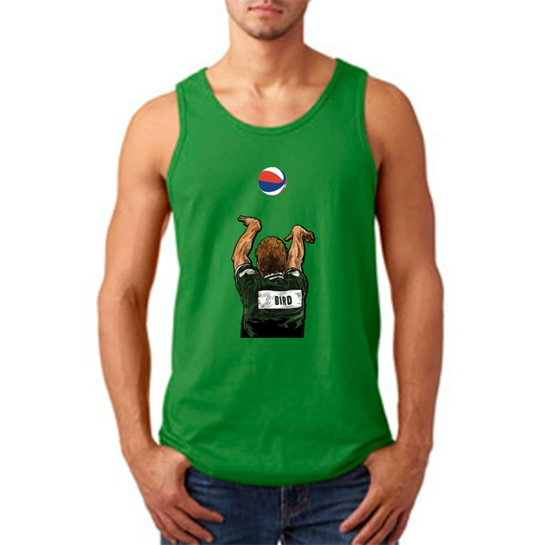 GREEN Celtics Larry Legend Larry Bird Point Contest Tank Top