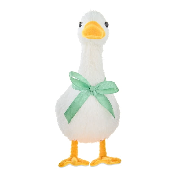 Duck Tabletop Decoration, White and Green, 6.5", Easter by Way To Celebrate